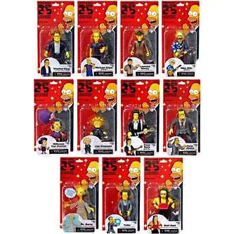 NECA The Simpsons Greatest Guest Stars Series 3 Set of 11 Action Figures