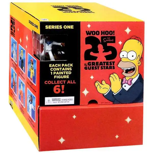 NECA The Simpsons Greatest Guest Stars Mini Figures Series 1 Mystery Box