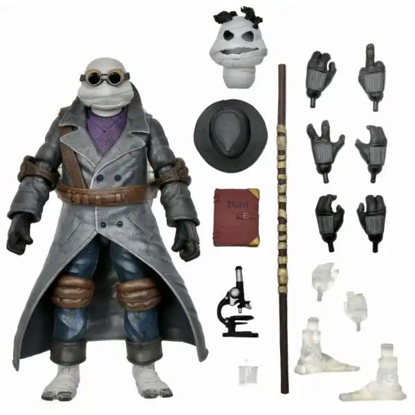 NECA Universal Monsters x Teenage Mutant Ninja Turtles Donatello as The Invisible Man Action Figure [Ultimate Version] (Pre-Order ships April)