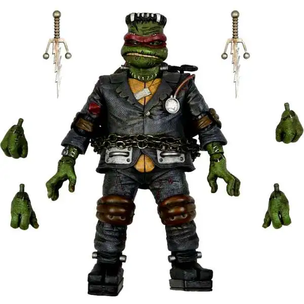NECA Universal Monsters x Teenage Mutant Ninja Turtles Raphael as Frankenstein's Monster Action Figure [Ultimate Version]
