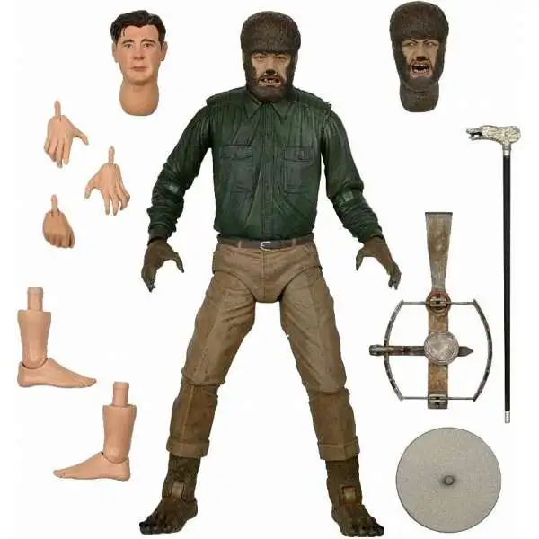 NECA Universal Monsters Wolf Man Action Figure [Ultimate Version, Lon Chaney]