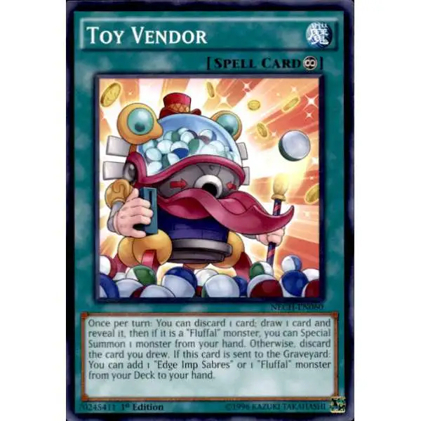 YuGiOh Trading Card Game The New Challengers Common Toy Vendor NECH-EN060