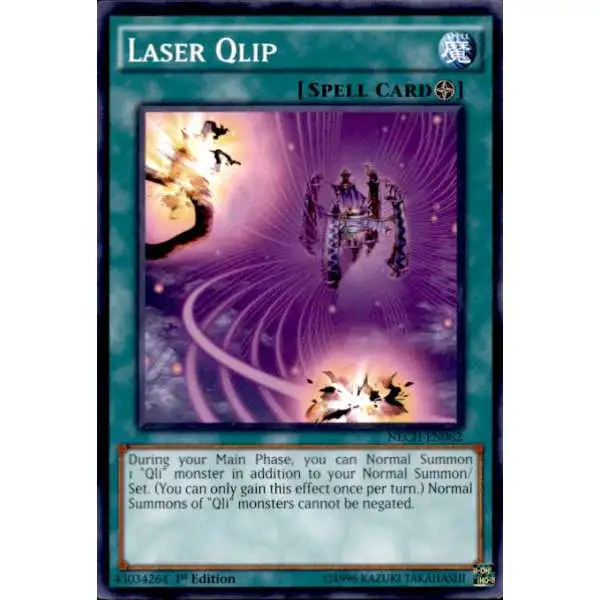 YuGiOh Trading Card Game The New Challengers Common Laser Qlip NECH-EN062