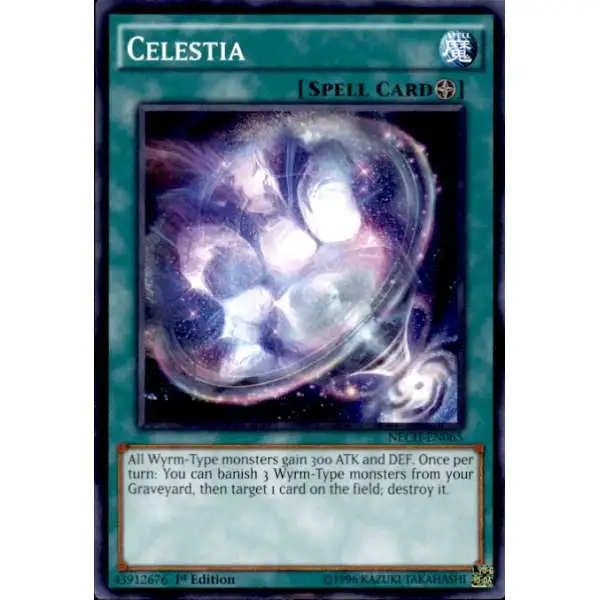 YuGiOh Trading Card Game The New Challengers Common Celestia NECH-EN065