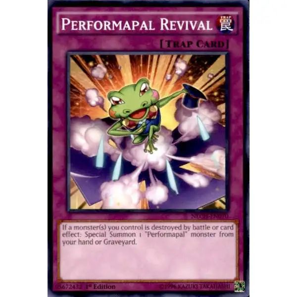 YuGiOh Trading Card Game The New Challengers Common Performapal Revival NECH-EN070
