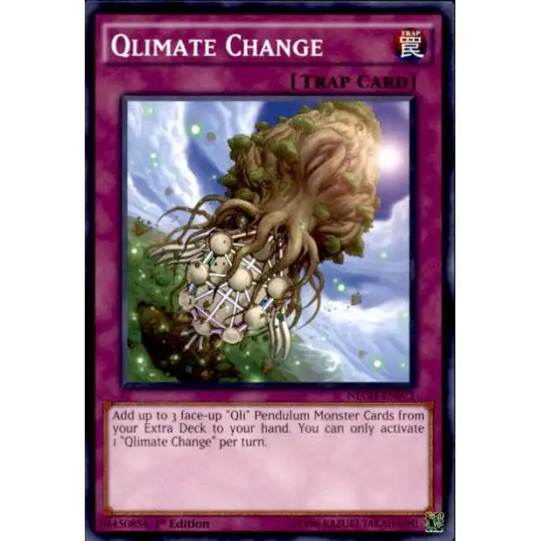 YuGiOh Trading Card Game The New Challengers Common Qlimate Change NECH-EN073