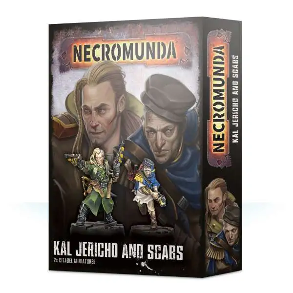 Warhammer 40,000 Necromunda: Underhive Kal Jericho and Scabs Miniature Set