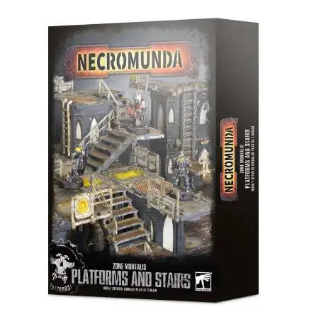 Warhammer 40,000 Necromunda: Underhive Platforms and Stairs [Zone Mortalis]