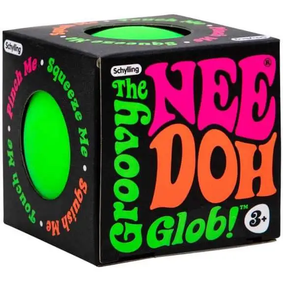 NeeDoh The Groovy Glob GREEN 2.5-Inch Small Stress Ball