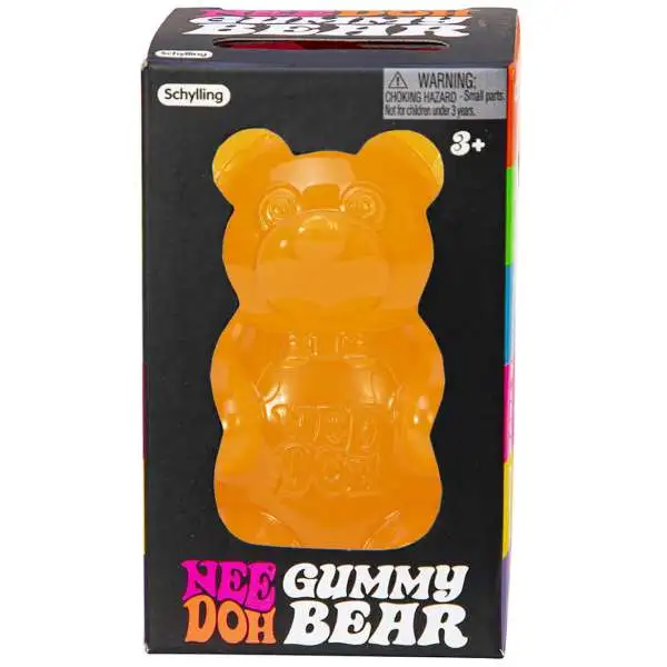 NeeDoh Gummy Bear Stress Ball [Orange]