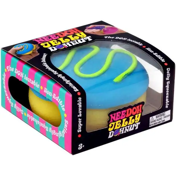 NeeDoh Jelly Dohnut Stress Ball [BLUE Frosting]