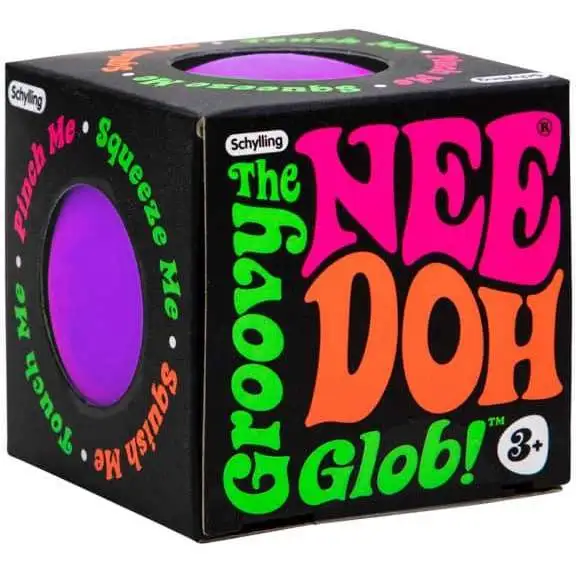 NeeDoh The Groovy Glob PURPLE 2.5 Small Stress Ball