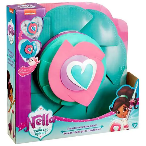 Nickelodeon Nella The Princess Knight Transforming Rose Shield Roleplay Toy