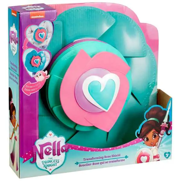 Nickelodeon Nella The Princess Knight Transforming Rose Shield Roleplay Toy [Damaged Package]
