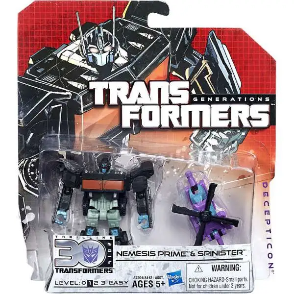 Transformers Generations 30th Anniversary Nemesis Prime & Spinster Legend Action Figure