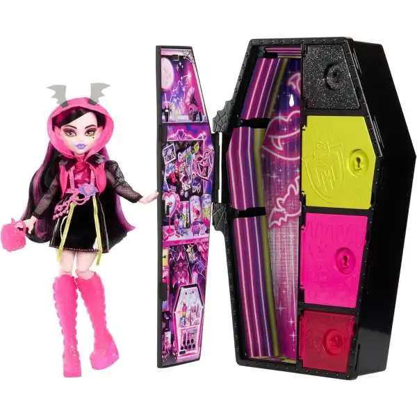  Monster High Scare-adise Island Draculaura Doll with Swimsuit,  Sarong and Beach Accessories Like Hat, Sunscreen, and Tote : Toys & Games