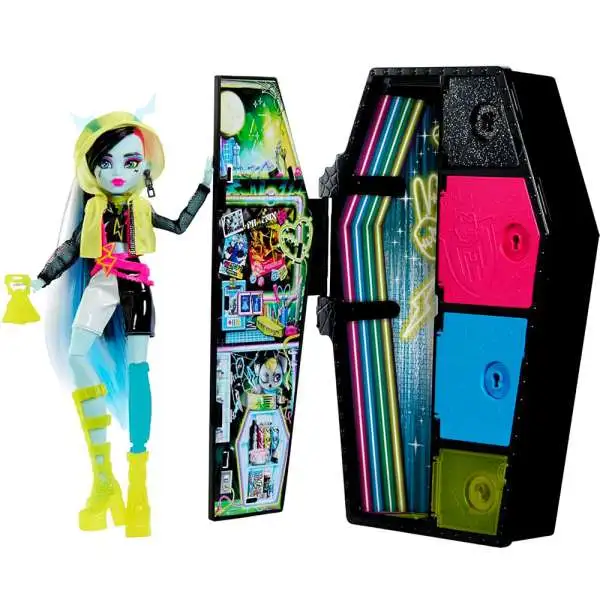 Monster High Skulltimate Secrets Neon Frights Frankie Stein Doll [Damaged Package]