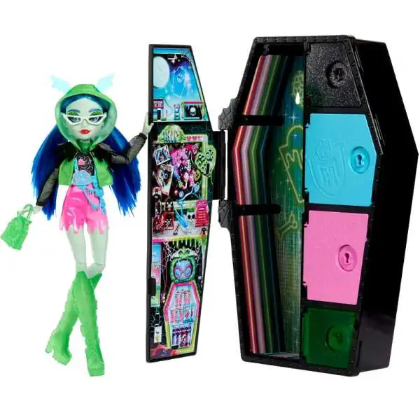 Monster High Skulltimate Secrets Neon Frights Ghoulia Yelps Exclusive Doll