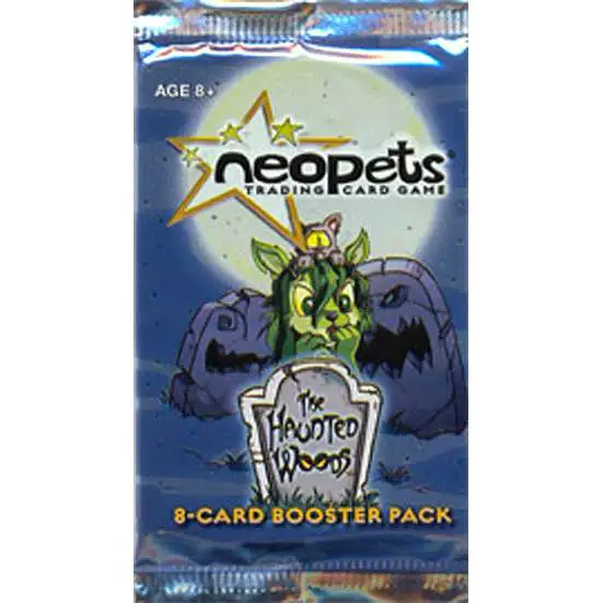 Neopets Trading Card Game Haunted Woods Booster Pack [8 Cards]