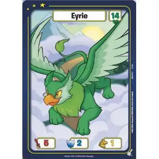 Neopets Battledome Trading Card Game Defenders of Neopia Common Eyrie #012 [Green]