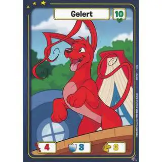 Neopets Battledome Trading Card Game Defenders of Neopia Common Gelert #013 [Red]