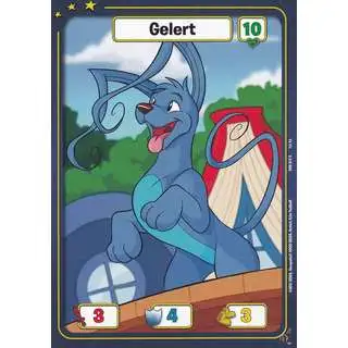 Neopets Battledome Trading Card Game Defenders of Neopia Common Gelert #014 [Blue]