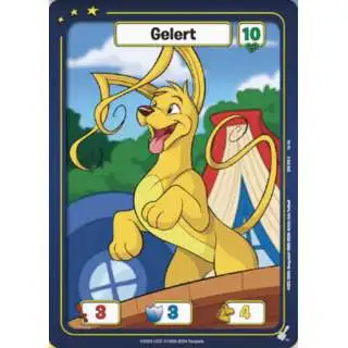 Neopets Battledome Trading Card Game Defenders of Neopia Common Gelert #015 [Yellow]
