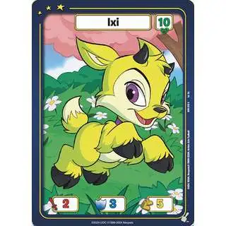 Neopets Battledome Trading Card Game Defenders of Neopia Common Ixi #019 [Yellow]