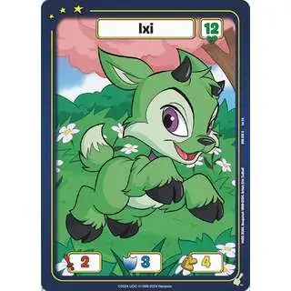 Neopets Battledome Trading Card Game Defenders of Neopia Common Ixi #020 [Green]