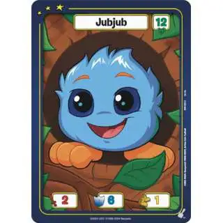 Neopets Battledome Trading Card Game Defenders of Neopia Common Jubjub #022 [Blue FOIL]