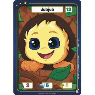 Neopets Battledome Trading Card Game Defenders of Neopia Common Jubjub #023 [Yellow FOIL]