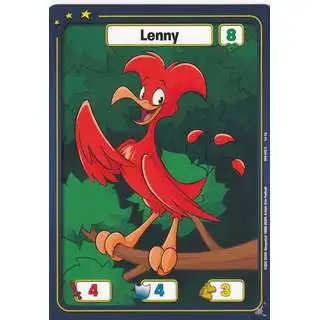 Neopets Battledome Trading Card Game Defenders of Neopia Common Lenny #033 [Red]