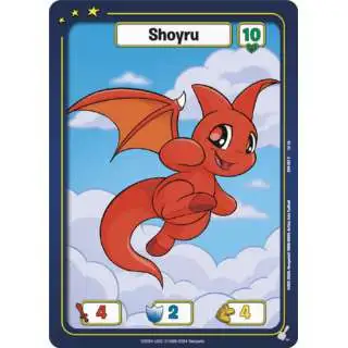 Neopets Battledome Trading Card Game Defenders of Neopia Common Shoyru #057 [Red]