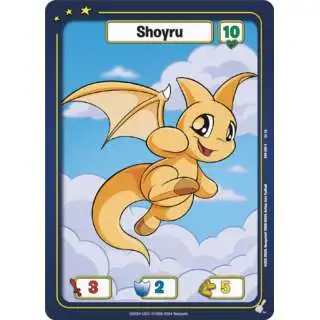 Neopets Battledome Trading Card Game Defenders of Neopia Common Shoyru #059 [Yellow]