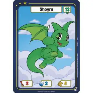 Neopets Battledome Trading Card Game Defenders of Neopia Common Shoyru #060 [Green]