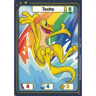 Neopets Battledome Trading Card Game Defenders of Neopia Common Techo #063 [Yellow]