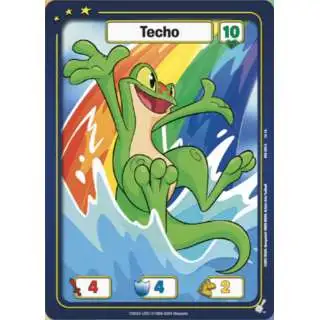 Neopets Battledome Trading Card Game Defenders of Neopia Common Techo #064 [Green]