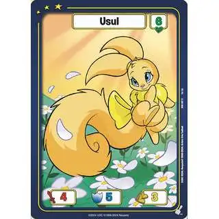 Neopets Battledome Trading Card Game Defenders of Neopia Common Usul #067 [Yellow]