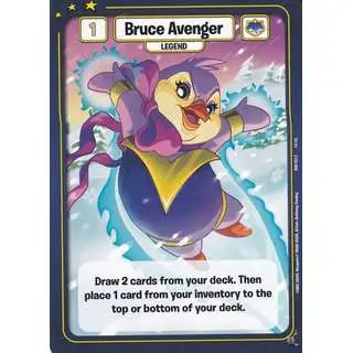 Neopets Battledome Trading Card Game Defenders of Neopia Common FOIL Bruce Avenger #153