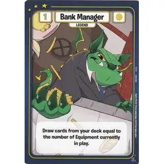 Neopets Battledome Trading Card Game Defenders of Neopia Common FOIL Bank Manager #168