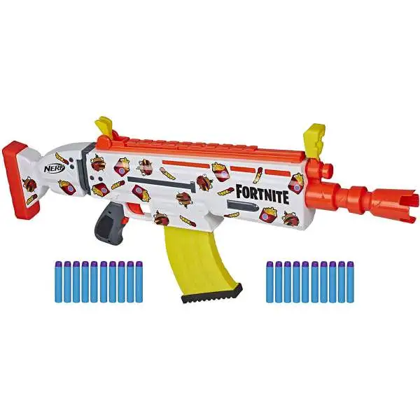 NERF Fortnite AR-DURRR Burger Exclusive Dart Blaster Toy Hasbro