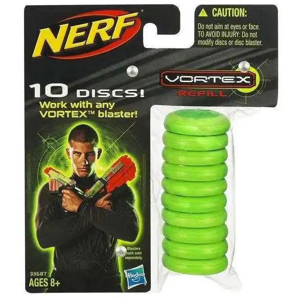 NERF Vortex Disc Refill Dart Refill [10 Discs]