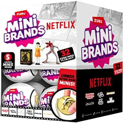5 Surprise Mini Brands! Netflix Mystery Box [13 Packs]