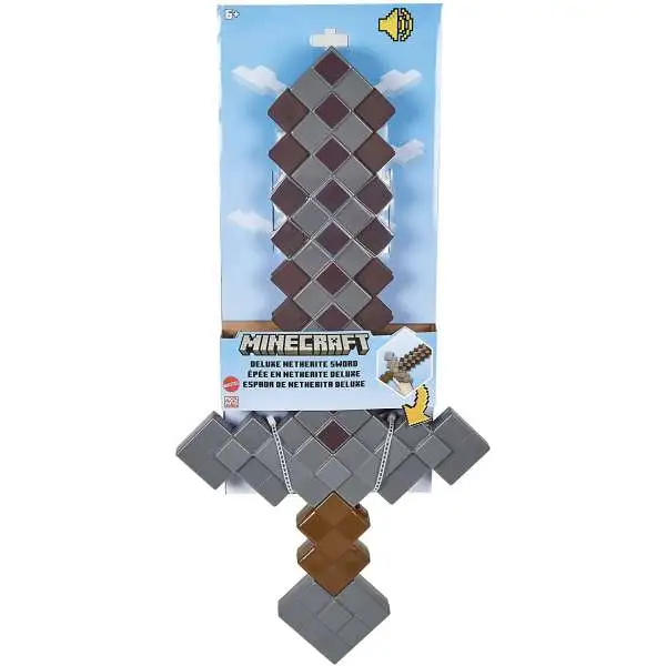 Minecraft Deluxe Netherite Sword Foam Roleplay Toy Set