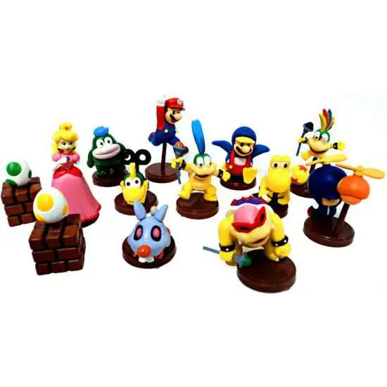 Super Mario Bros Wii Series 1 Set of 13 2-Inch PVC Figures