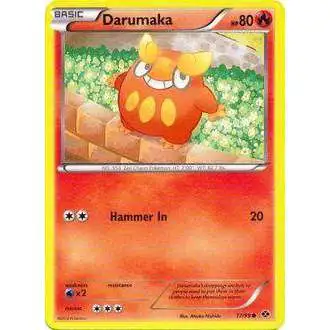 Pokemon Black & White Next Destinies Common Darumaka #17 [Reverse Holo]