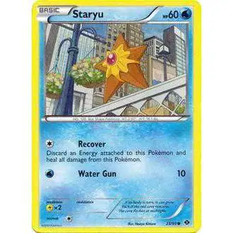 Pokemon Black & White Next Destinies Common Staryu #23 [Reverse Holo]
