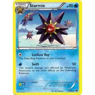 Pokemon Black & White Next Destinies Uncommon Starmie #24 [Reverse Holo] [Lightly Played]