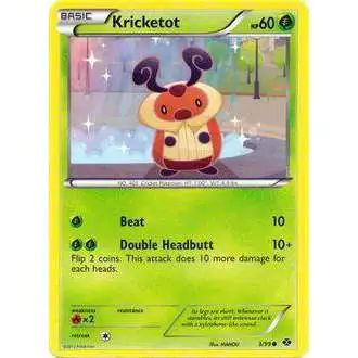Pokemon Black & White Next Destinies Common Kricketot #3 [Reverse Holo]
