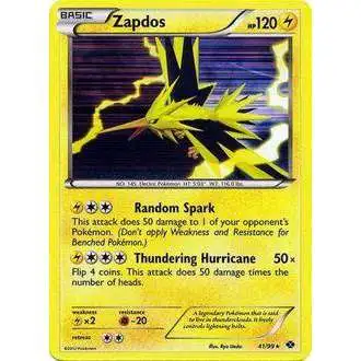 Pokemon Black & White Next Destinies Rare Holo Zapdos #41